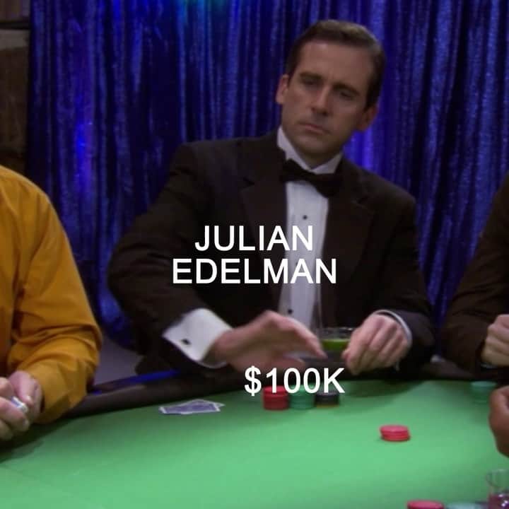 ジュリアン・エデルマンのインスタグラム：「If luck weren’t involved, I would always be winning.」