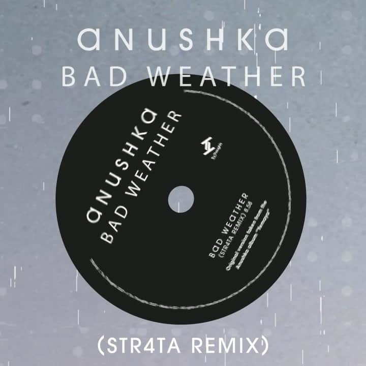 アヌーシュカのインスタグラム：「Our Brit funk banger of a ‘Bad Weather’ remix from @str4ta_music is out now! Link in bio. ☔️☔️☔️ Limited edition vinyl so don’t sleep. Great to be working with @gillespeterson & @incognito_world 🔥 . . . . . .  #vinyl #britfunk #bandcamp #anushka #newrelease #truthoughts #2022」