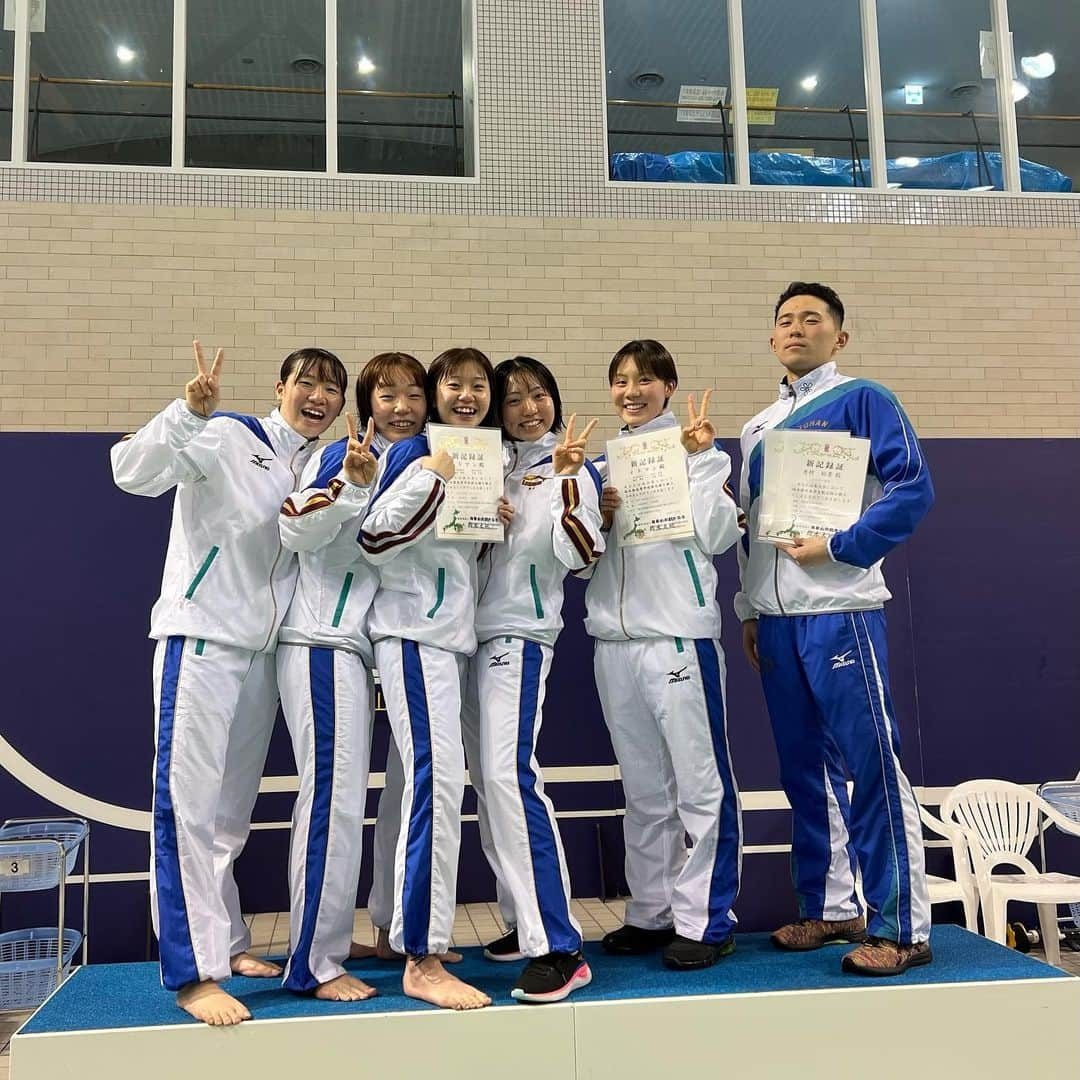 井狩裕貴のインスタグラム：「短水路 800m自由形 7’37.83 🏊‍♂️ 日本新記録　日本学生新記録  形はどうあれ、私自身初めての日本記録なので少しだけ喜ばせてください。  今後も引き続き個人メドレーを中心に、50から1500m、バタフライから自由形までしっかり泳げる選手を目指していきたいと思います。  イトマン高校生ガールズは高校記録おめでとう㊗️  #イトマン東大阪 #勝たなおもろない #もうバテない #ROADTO #FUKUOKA2022 #PARIS2024 #LOSANGELES2028」