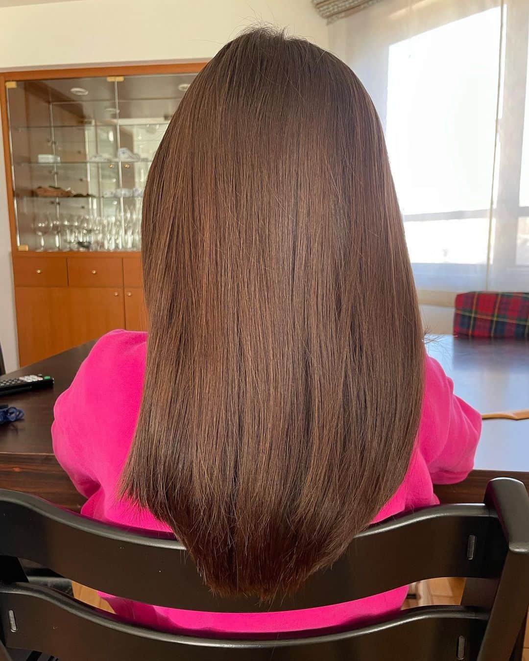 中岡由佳さんのインスタグラム写真 - (中岡由佳Instagram)「Mina's beautiful hair. Her hair color is natural brown. #hair #hairstyle #nofilter」1月16日 10時26分 - yuka_nakaoka