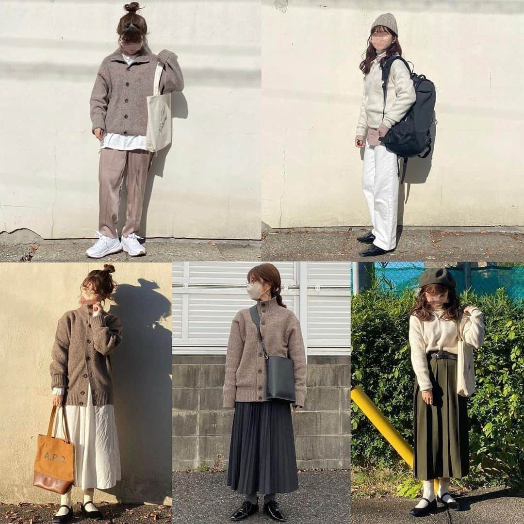 R i R y (リリー)さんのインスタグラム写真 - (R i R y (リリー)Instagram)「『ユニクロコーデ🧶』　　  ユニクロの服でつくるコーデをご紹介🧶 ぜひ参考にしてみてください♪  ✴︎---------------✴︎---------------✴︎ ▶▶掲載する写真を募集中📸 カワイイ写真が撮れたら、@velle.jp をタグ付けするか、ハッシュタグ #velle_jp をつけて投稿してみてね♪ velle編集部と一緒にカワイイで溢れるvelleを創っていこう😚🤍  ✴︎---------------✴︎---------------✴︎ #プチプラファッション #着回しコーデ #淡色コーデ #くすみカラー #ベージュコーデ #消えそうな色コーデ #骨格ウェーブコーデ #秋コーデ #淡色カジュアルコーデ #カフェコーデ #ベージュコーデ #ベージュ族 #秋服コーデ #ユニクロ #ニット #ニットベストコーデ #ニットコーデ #マメクロ #ユニクロ購入品 #uniqloコーデ #ユニクロコーデ #スフレヤーンハーフジップセーター #プレミアムラムクロップドセーター #リブハイネックセーター #エクストラファインメリノリブタートルネックセーター #スフレヤーンローゲージカーディガン #プレミアムラムクルーネックセーター」1月16日 18時00分 - velle.jp