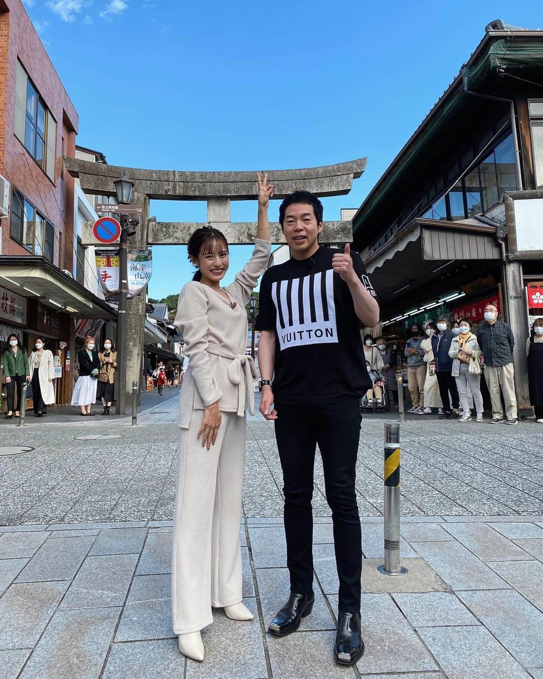 のインスタグラム：「📺 福岡すっぴんツアー観てくださった皆様 ありがとうございました🤍🤍 ロケ楽しすぎて自分でもびっくりするくらい 終始素で笑ってました🤣❤️ 今田さん、蛍原さん、黒瀬さん含め 楽しい雰囲気作りをして下さった現場の スタッフの皆様やお世話になったお店の皆様 本当にありがとうございました😊 . 身内とかフォロワー様の沢山のメンションや DMもめちゃくちゃ嬉しかったです🥰 またテレビ出演あったら告知しますね🗣 福岡すっぴんツアーを機に私を知って下さって フォローして下さった皆様は これからよろしくお願い致します😚 . #福岡すっぴんツアー #福岡 #博多」