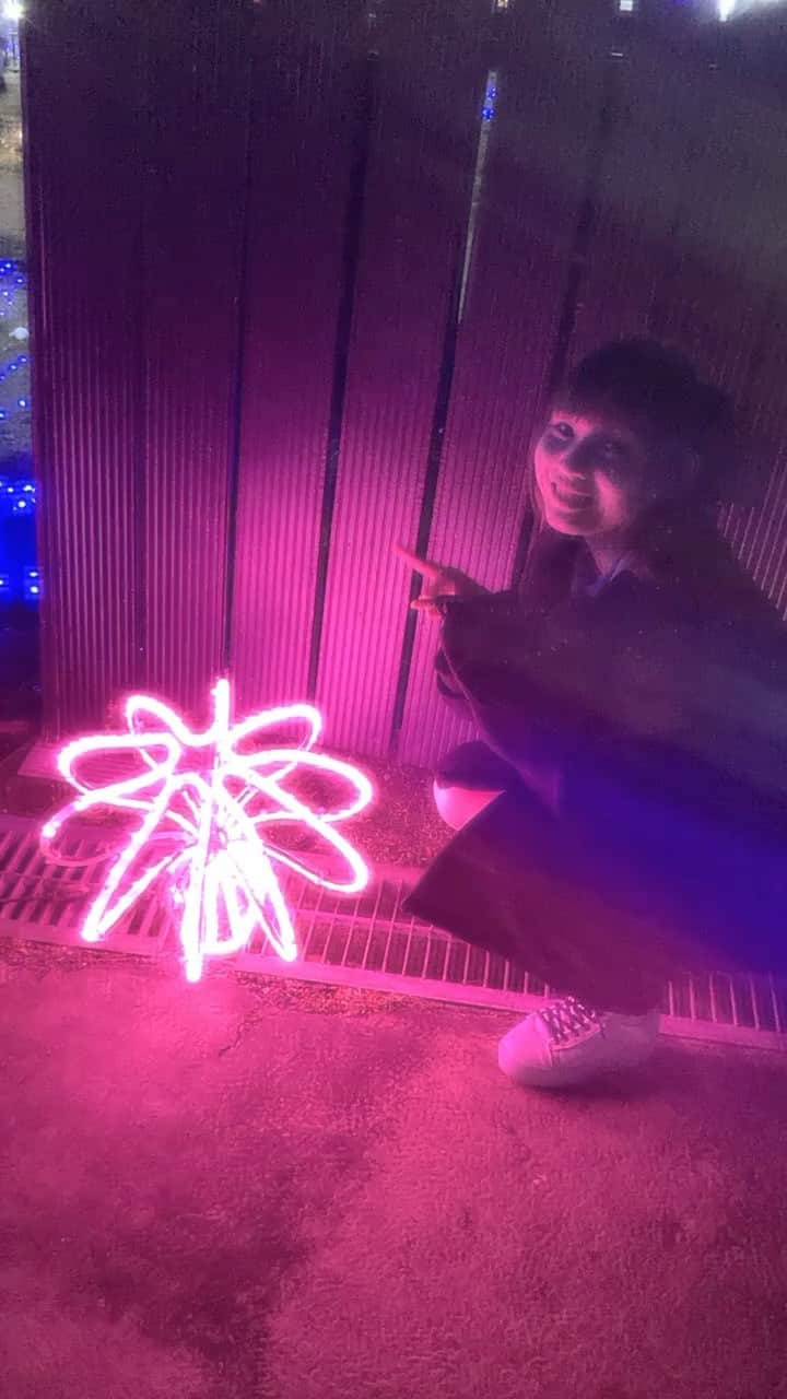 のインスタグラム：「.*･ﾟ このイルミネーション、ウリクラゲみたい😌💟」