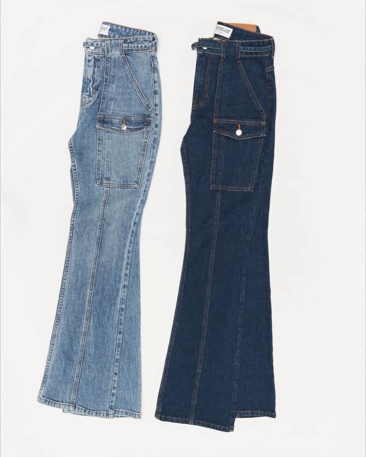 デレクラムのインスタグラム：「Kicked up flares #10CrosbyDenim」