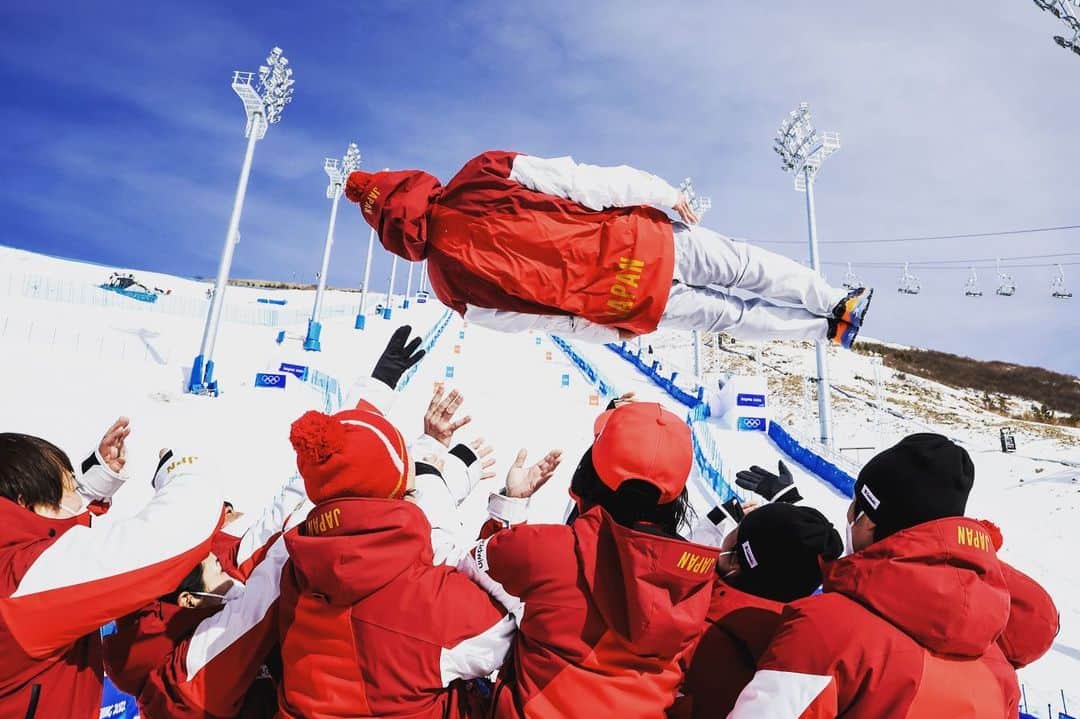 堀島行真のインスタグラム：「with  @japanmogulteam @team_nippon  @olympics」