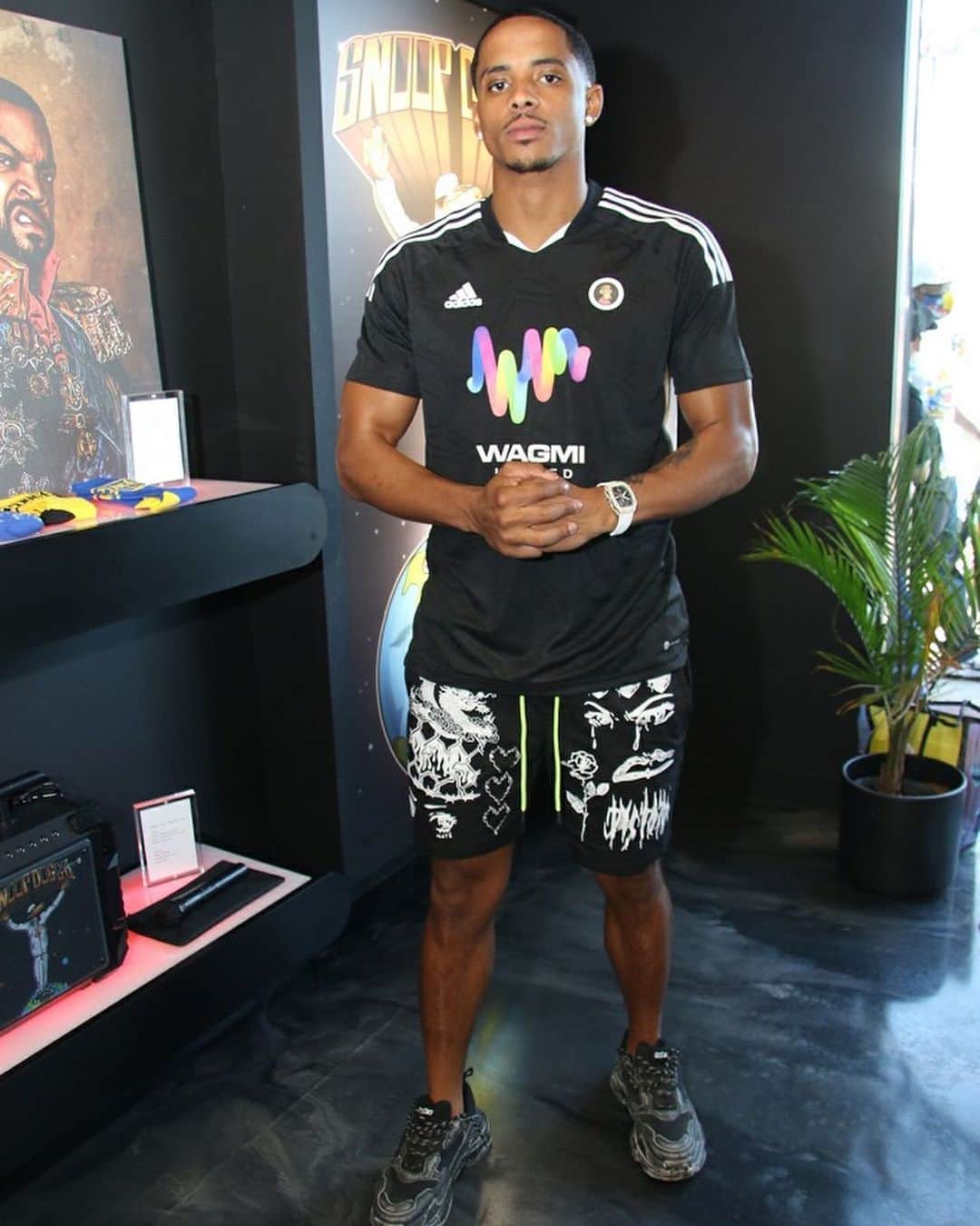 コーデル・ブローダスのインスタグラム：「Im proud 2 announce that I Invested in WAGMI United. Real life soccer team built through the digital world. Changing the game… follow us on Twitter for more info」