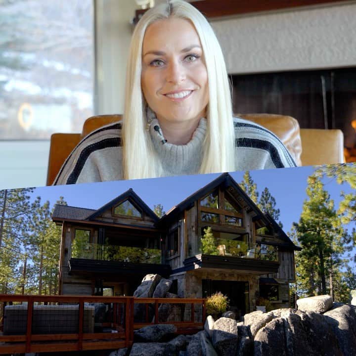 リンゼイ・ボンのインスタグラム：「Big announcement! @omaze is giving YOU the chance to win a $4.3M house in Lake Tahoe, California with 4 bedrooms, a movie theater and rooftop deck! It’s all to support @afterschoolallstars, so enter through the link in our bio or head to omaze.com/lindsey #omaze」
