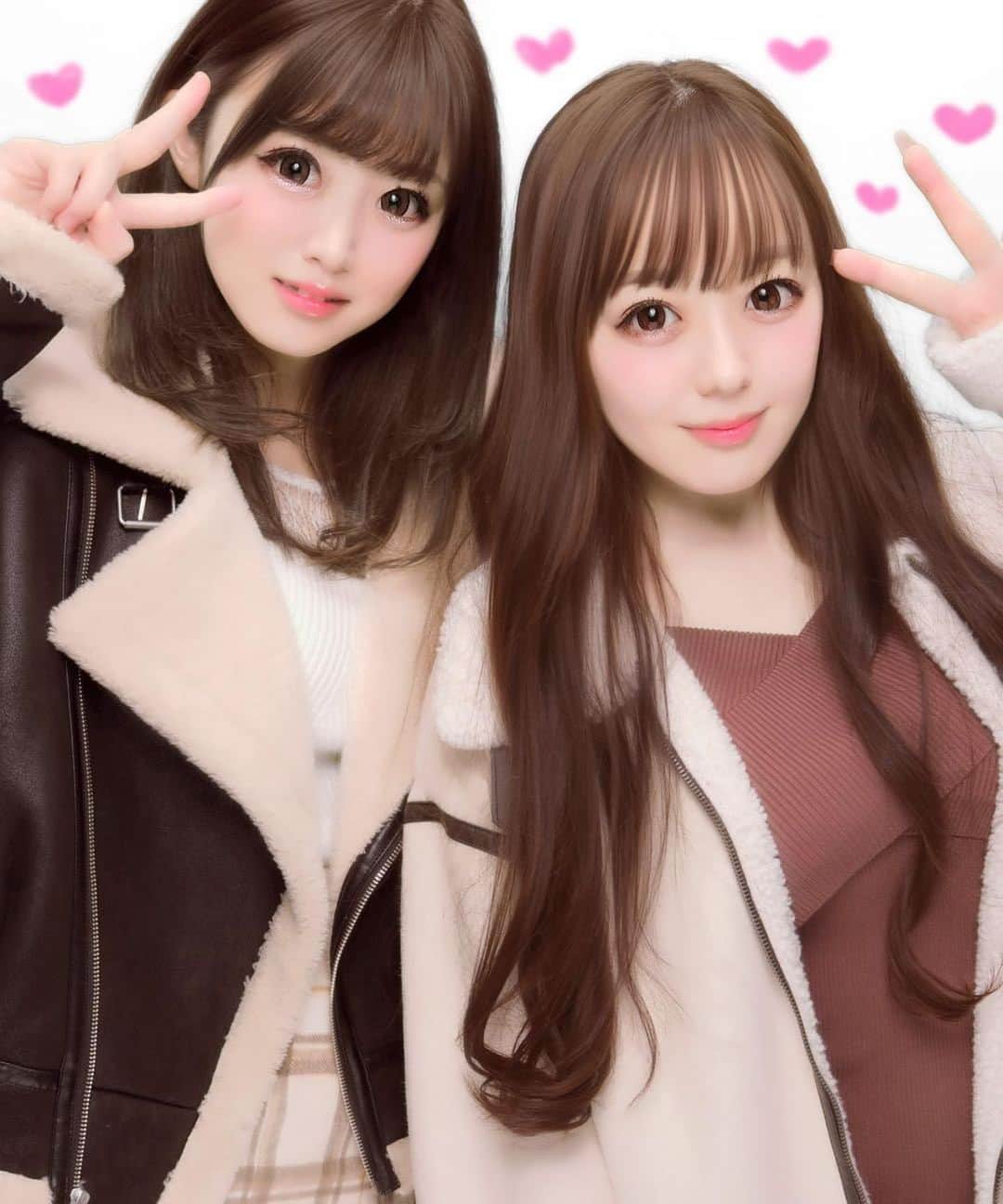 黒崎みかのインスタグラム：「撮影で高瀬りなちゃんとプリクラ撮ったよ📸♥️ 撮影楽しかった(●´ω`●)  #セクシー女優#黒崎みか#高瀬りな#プリクラ#撮影」