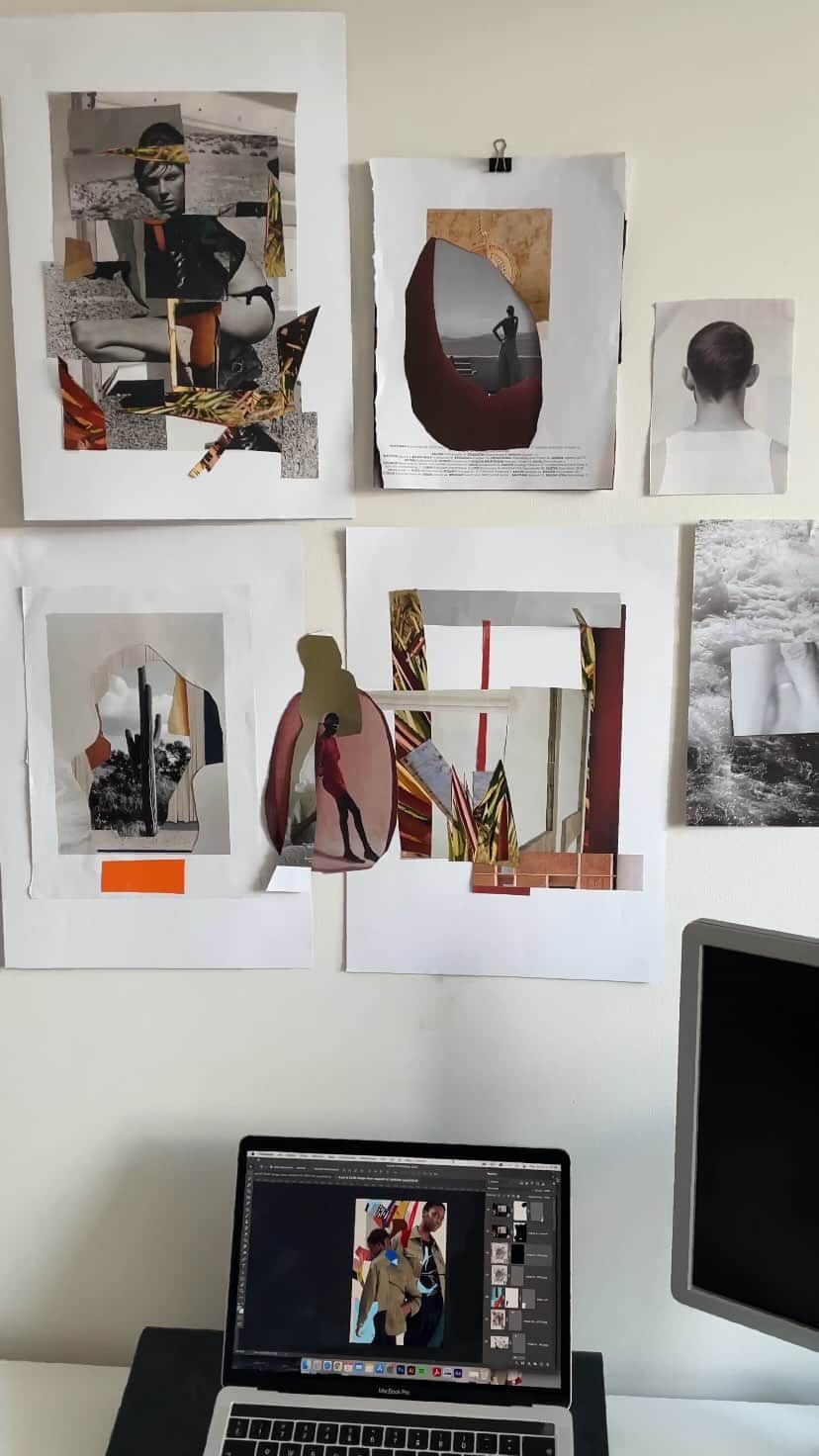 バルバラ ビュイのインスタグラム：「For this spring/summer 22 first episode, visual artist @warstwy made collages using photos of the collection and personal inspiration. She talks to us about her art 🎨  #womeninart #visualartist #springsummer #ss22 #barbarabui #parisianfashion」