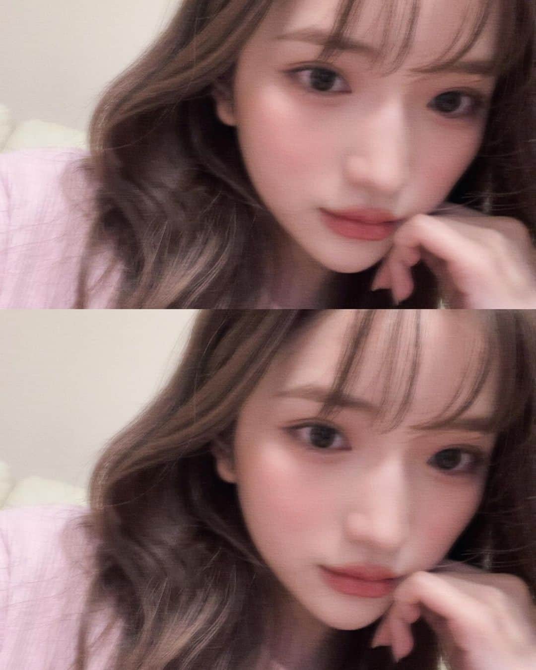 南りほのインスタグラム：「前髪切ってみた🌸」