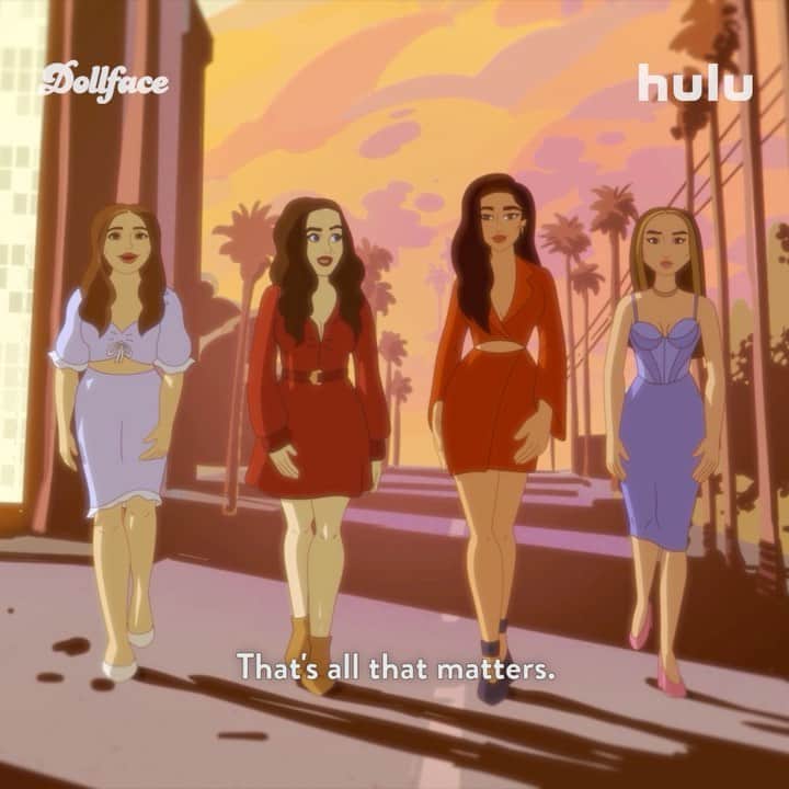 シェイ・ミッチェルのインスタグラム：「SEASON 2 @dollfaceonhulu is up NOW!!! Check it out!!! 🥳」
