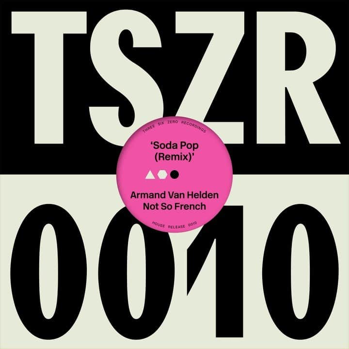 アーマンド・ヴァン・ヘルデンのインスタグラム：「Armand Van Helden x Not So French ‘Soda Pop’ on Three Six Zero recordings out now! @notsofrenchdj @tszrecordings」