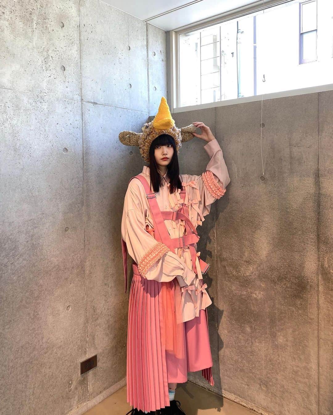 奥田彩友のインスタグラム：「@kidill  ⁡ ⁡ 可愛いのたくさん着れて幸 ⁡ ⁡  ⁡ ⁡ ⁡ ⁡ ⁡ #kidill #fashion #idol #idolater #instagood #ootd  #picoftheday #tokyofashion」