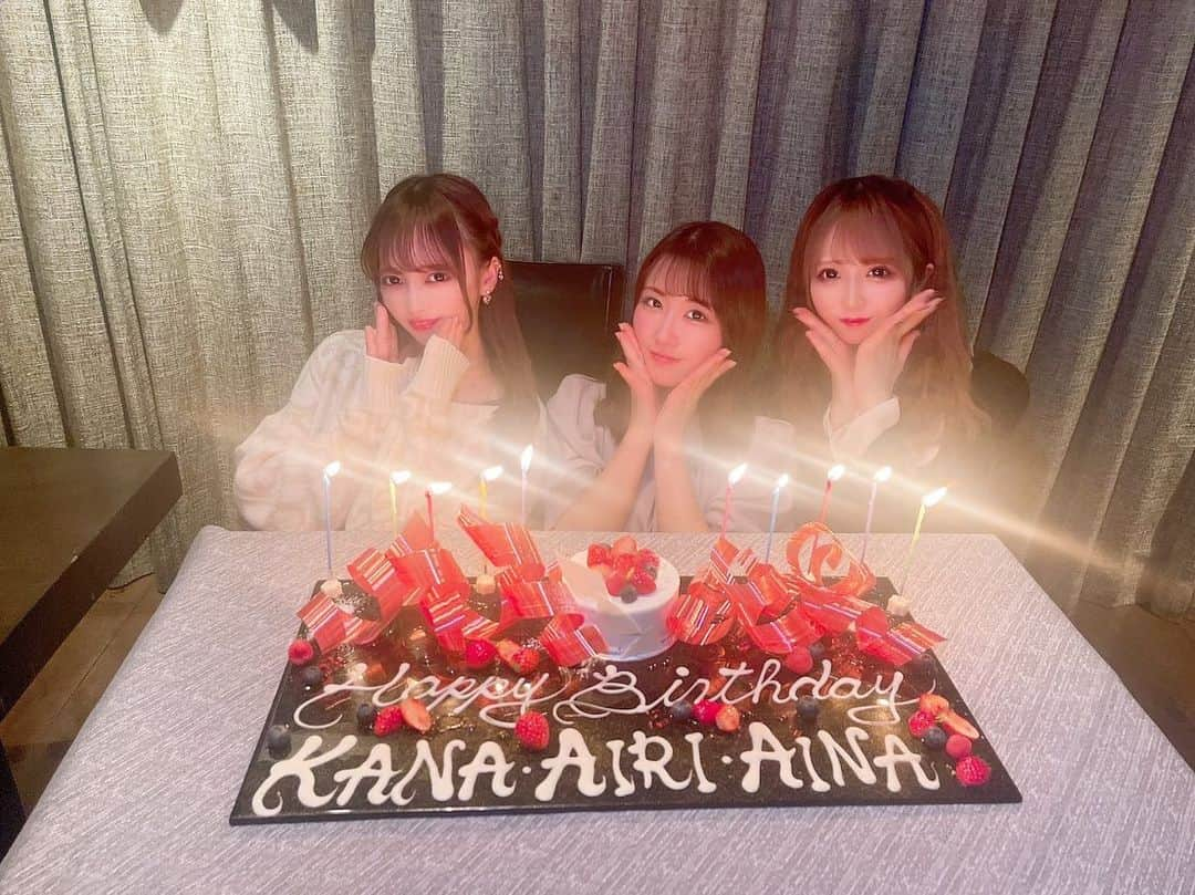 かなちゃさんのインスタグラム写真 - (かなちゃInstagram)「きびだんこハピバ🎂会‪(*ˊᵕˋ* )💓✨ inイルブリオ   #イルブリオ #イルブリオケーキ  #誕生日プレート  #誕生日プレートサプライズ  #誕生日サプライズ  #誕生日女子会  #アイドル生誕祭ケーキ」2月13日 0時12分 - muunmu