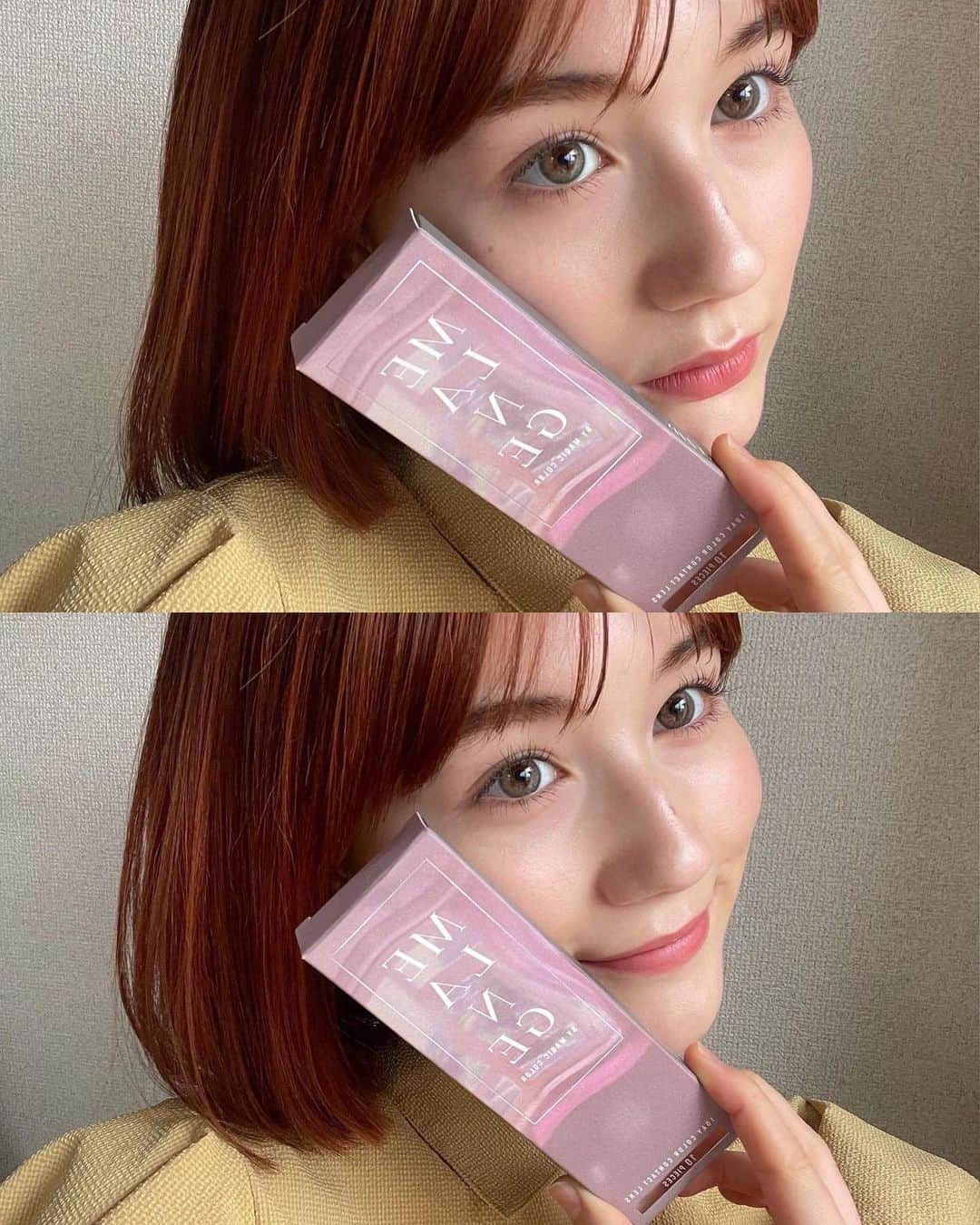 藤本林花美愛さんのインスタグラム写真 - (藤本林花美愛Instagram)「@magiccolor_official_ 🪄  この度 MELANGE BY MAGIC COLORのイメージモデルに就任しました！ 繊細で絶妙なカラーが揃っていて魅力的な瞳になれちゃいます。  今日はAzure Sage🌿 明るくて可愛い色が着たくなる春に ぴったりな落ち着いた色味、、お気に入り😌」2月13日 19時22分 - lily_1001_official