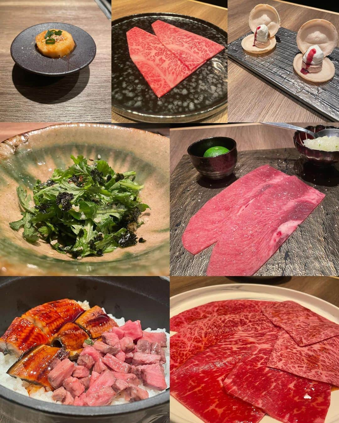 まゆぴちゅーさんのインスタグラム写真 - (まゆぴちゅーInstagram)「六本木【焼肉 あじゅうた】🍖  六本木のドンキの近くの磯丸水産のビルの上 にある、焼肉あじゅうたさん♡  ▶︎ @yakiniku_ajuuta   やわらかくて美味しいお肉と、 おしゃれで美味しい一品物と、 春菊のサラダも美味しくて！！！  〆の鰻と和牛のひつまぶしも絶品💓！  デザートの水餅もさっぱりしてて美味しい♡  ぜひ行ってみてね💋🍖 . . . #焼肉 #焼肉あじゅうた #あじゅうた #焼肉ディナー #焼肉デート #肉スタグラム #インスタグルメ #インスタグルメアワード2022 #ビジョビ」2月13日 20時01分 - mayu_03pichu