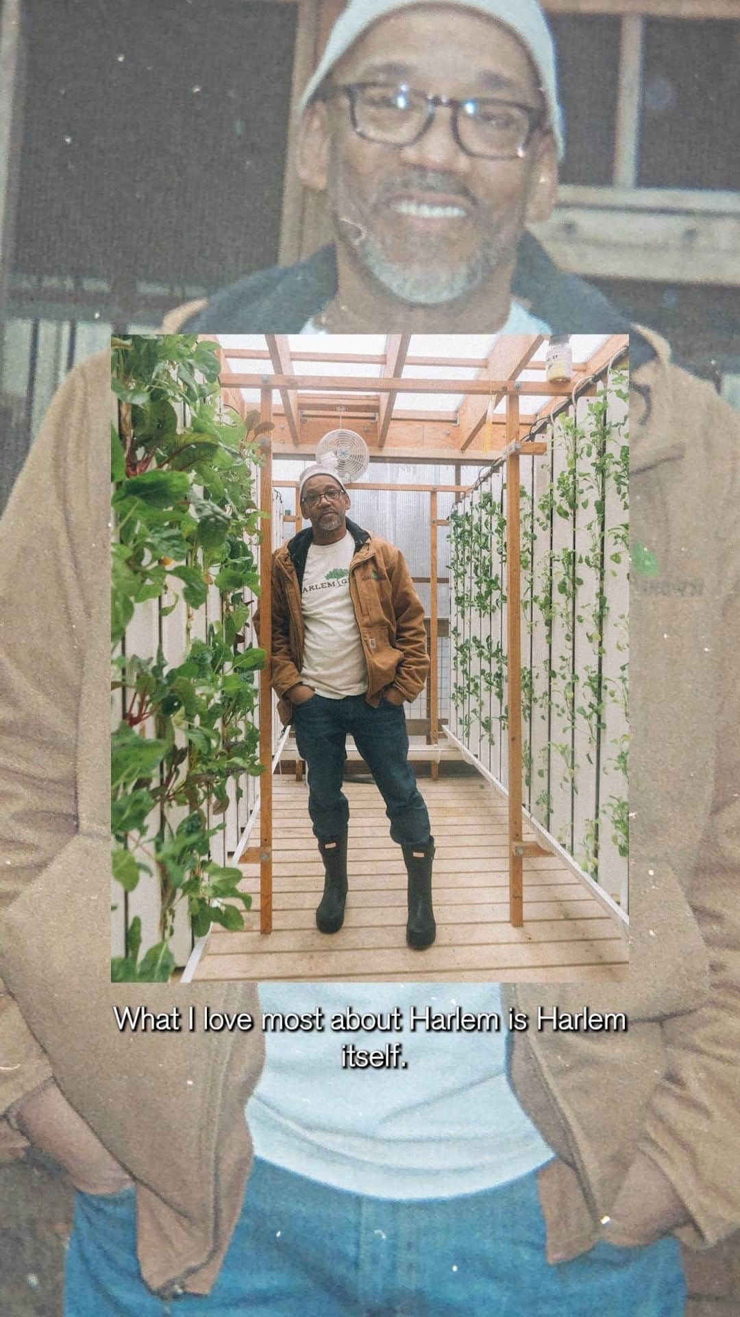 ハンターブーツのインスタグラム：「Introducing a short film by @poe.logan with Tony Hillery, the founder and CEO of Harlem Grown.   Hunter is a long-time supporter of Harlem Grown, who operate local urban farms across Harlem to give youth hands-on education in sustainability and nutrition – and so much more.   Learn more and donate at the link in bio.  In the US, we will be matching each of the first 100 donations of $20 and over with a pair of boots for Harlem Grown – until the 28th of February.  #HunterProtect」