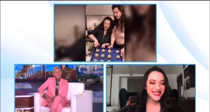 カット・デニングスのインスタグラム：「Discussing all things love and Dollface TOMORROW on @theellenshow 💝」