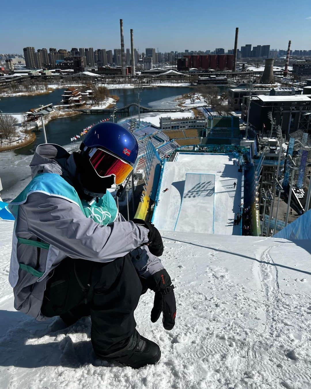 マルクス・クリーブランドのインスタグラム：「It’s time😈 bigair qualifiers coming up! #olympics」