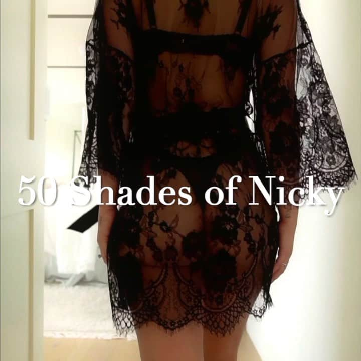 Nicky Gileのインスタグラム：「50 SHADES OF NICKY 🖤 happy valentine’s day! 🌹 to celebrate with you all, I wanted to announce that I am now launching a private subscription page! 😍 I want to show a different side of me, a side that not everyone gets to see. But if you know me, well then, you know. 😈 Come take a look & let’s get to know each other on another level. So excited to share this with you. ❤️‍🔥 check the link in my profile!」