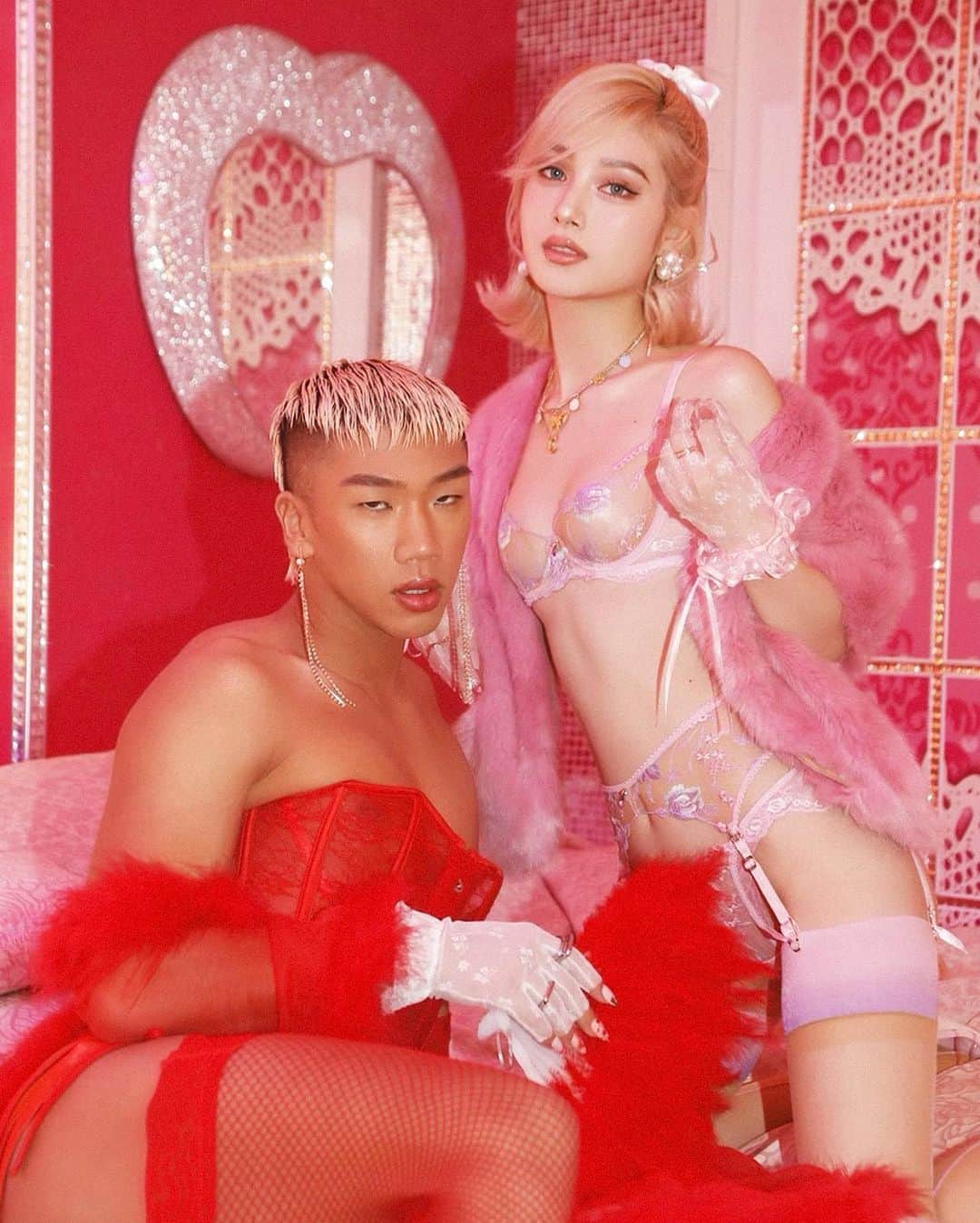 のインスタグラム：「ㅤㅤㅤㅤㅤㅤㅤㅤㅤㅤㅤㅤㅤ HAPPY VALENTINE 💖💘💗  📸 @saeka_adamiss  🧚🏽‍♀️ @aishonakajima」