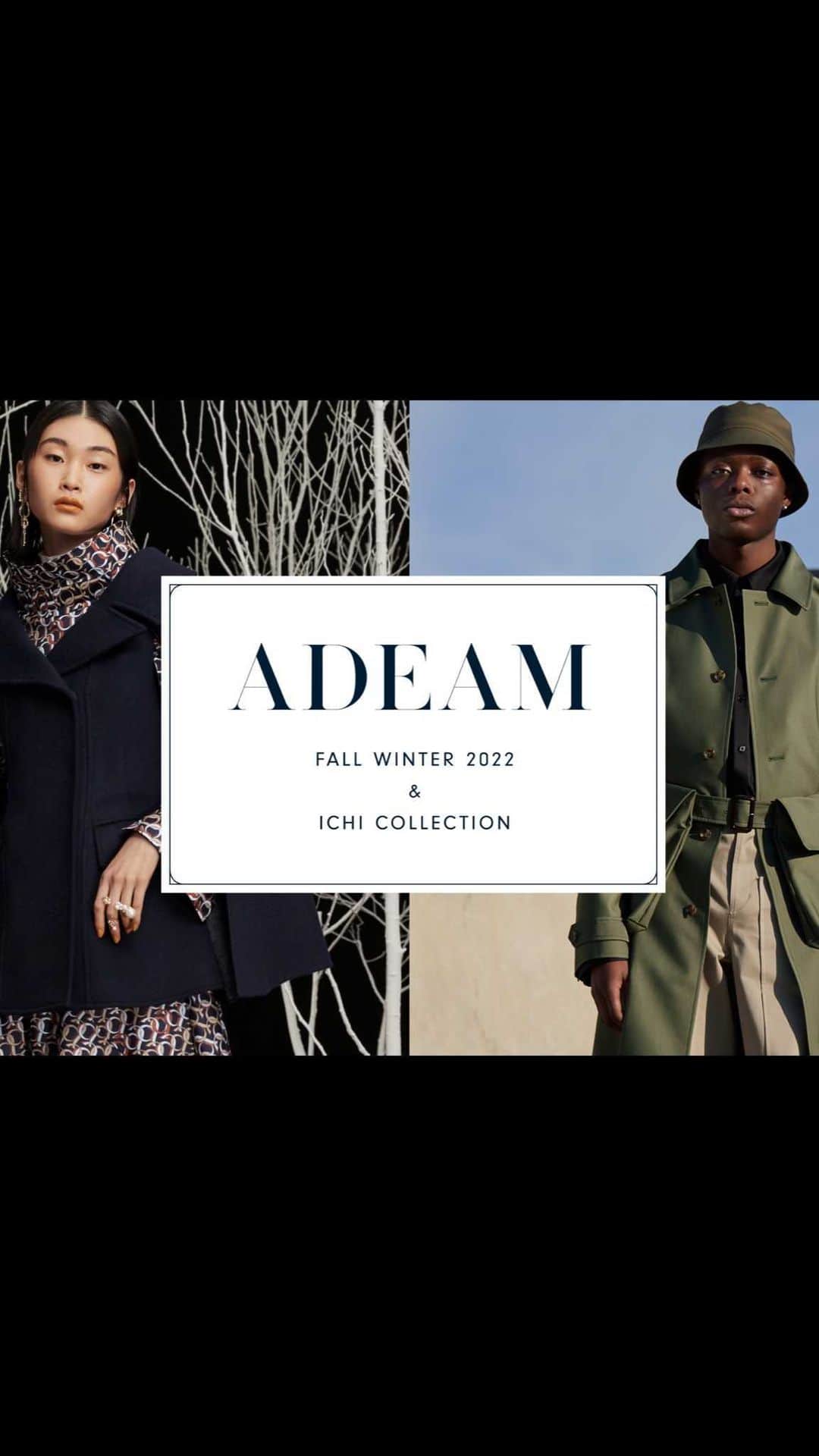 アディアムのインスタグラム：「ADEAM FALL WINTER 2022 & ICHI COLLECTION.   This year marks the brand’s 10th anniversary. Thinking on the beginnings of ADEAM, designer #HanakoMaeda revisits her childhood memories and her student days spent in New York, as well as the inaugural collection presented at New York Fashion Week. She merges these memories and ideas from the Fall Winter 2013 collection to create a special collection that combines dark academia and fairy tale aesthetics.   For the #ADEAM ICHI collection, Maeda looked to skateboarding culture for inspiration. Skateboarding is a sport and a lifestyle that brings people together with pure joy. This spirit inspires the second gender-neutral collection.」