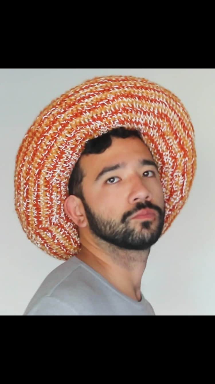 のインスタグラム：「DONUT EXPECT NOTHING, because there is something!  SO FINALLY, I decided to do a YouTube channel!  My first video is linked in my bio, but it’s a (not) tutorial on how I made this Donut Hat!  I’m gonna do videos showing off how I make my work and hopefully I upload every Friday night so you can do your own inspired work for the weekend!  Anyway check it out, even with five views I’m excited for it! Subscribe etc etc  Hope you all have a fun weekend!」