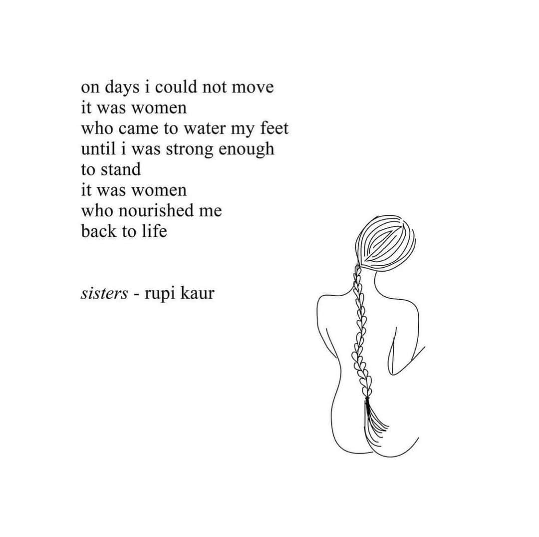 のインスタグラム：「Via: @rupikaur_ 🤍 ••• May we always nourish one another back to life… 💕 ••• #wordsofwisdom #qotd #empoweringwomen #love #womenempoweringwomen」