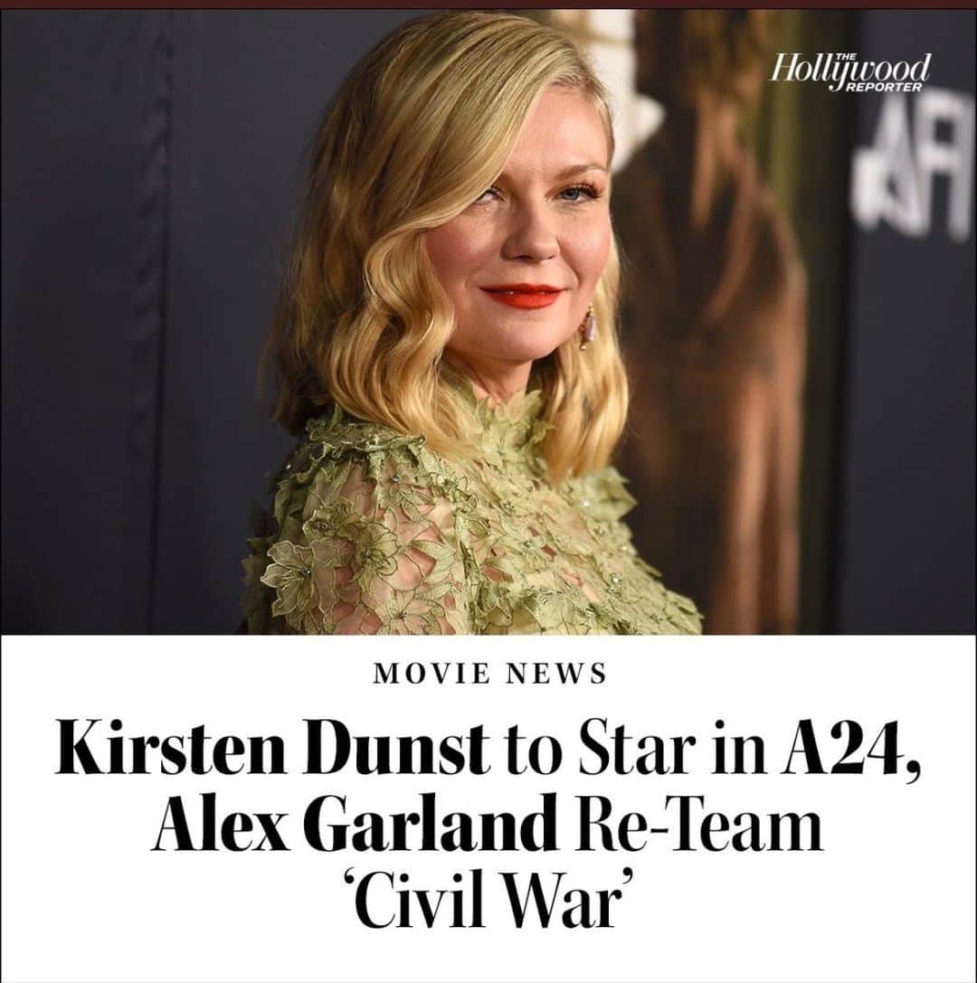 キルスティン・ダンストのインスタグラム：「🥳」
