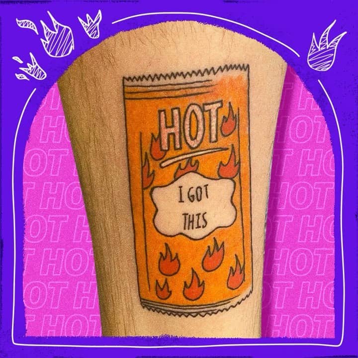 Taco Bellのインスタグラム：「That’s one way to celebrate #NationalHotSauceDay」