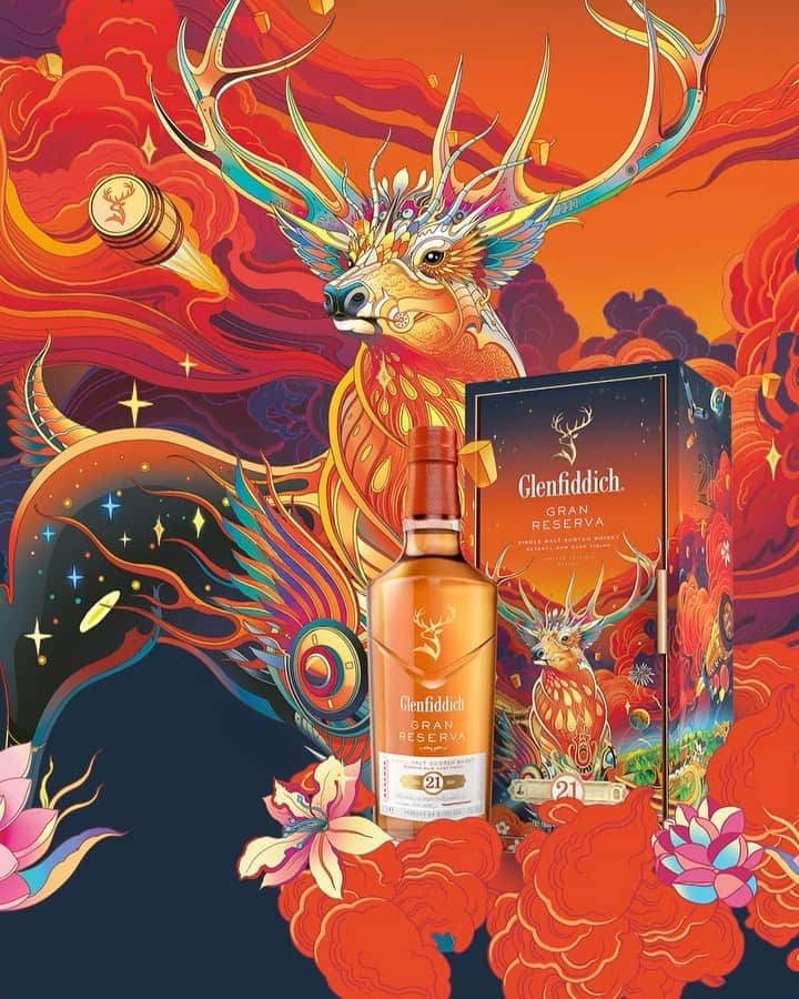 Glenfiddichのインスタグラム：「The Lunar New Year is a reminder to appreciate the moment. To enjoy the festivities with family and friends. To turn our thoughts to what the future holds.   This is the season when we think bigger and look further. Here's to a future of good fortune 🥃🐅  Click link in bio to find out more.  Skilfully crafted. Enjoy responsibly.  #Glenfiddich #ChineseNewYear #LunarNewYear #YearOfTheTiger #Glenfiddich21」