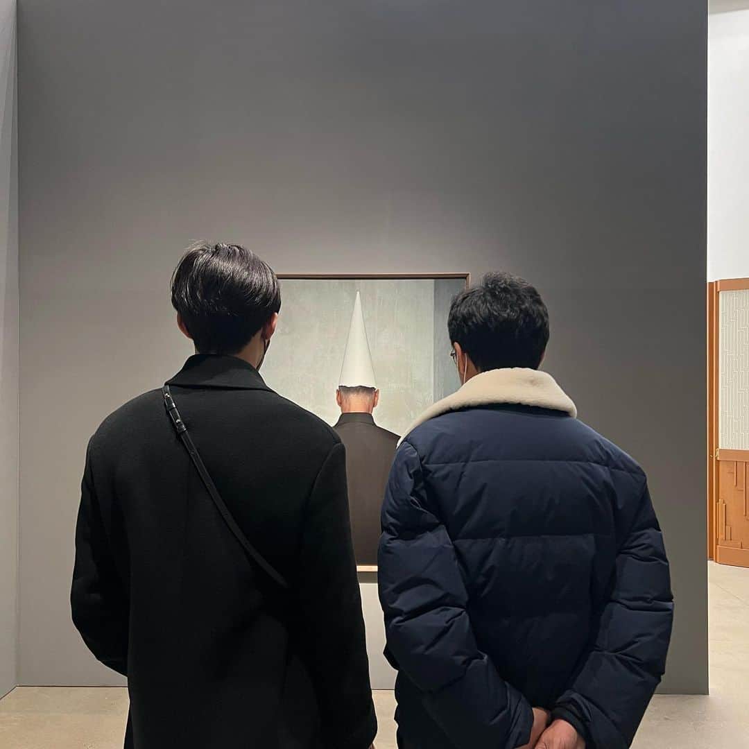 ミンギュのインスタグラム：「me & dad」
