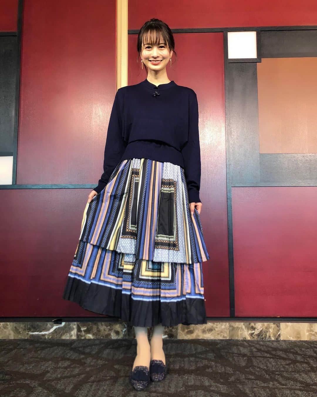 高見侑里さんのインスタグラム写真 - (高見侑里Instagram)「◡̈♥︎ 1/21(金)公開の映画「真夜中乙女戦争」の公開記念舞台挨拶の取材に行かせていただきました🗼 ⁡ 詳しくは明日1/24(月)の#めざましテレビ をご覧ください⏰  明日のめざましテレビはいつもの出演者の皆様です☺️ ⁡ #真夜中乙女戦争 * セットアップ...#frenchpave」1月23日 19時41分 - yuri_takami_official