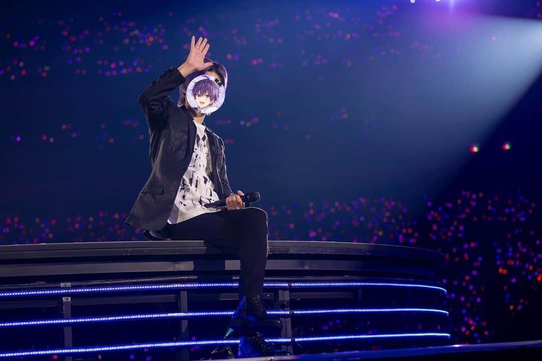 のインスタグラム：「✋💜✨🐰🍓  #すとぷり名古屋ドーム #ななもり #なーくん #すとめもNext #すとぷりドームツアー」