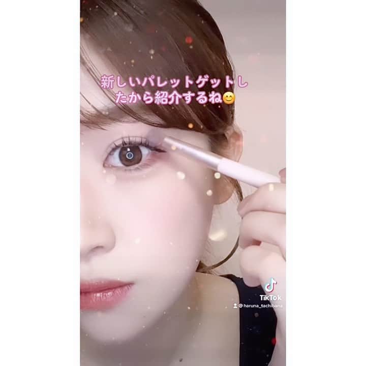 橘遥菜のインスタグラム：「♡ ⁡ 2021/1/24 ⁡ newパレット😈☂️🍇🍆👾🔮💜 ⁡ ⁡ #橘遥菜」