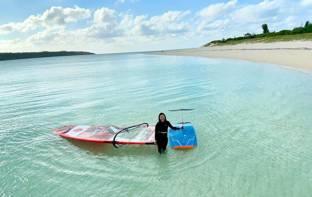 新嶋莉奈のインスタグラム：「🐠🏝」