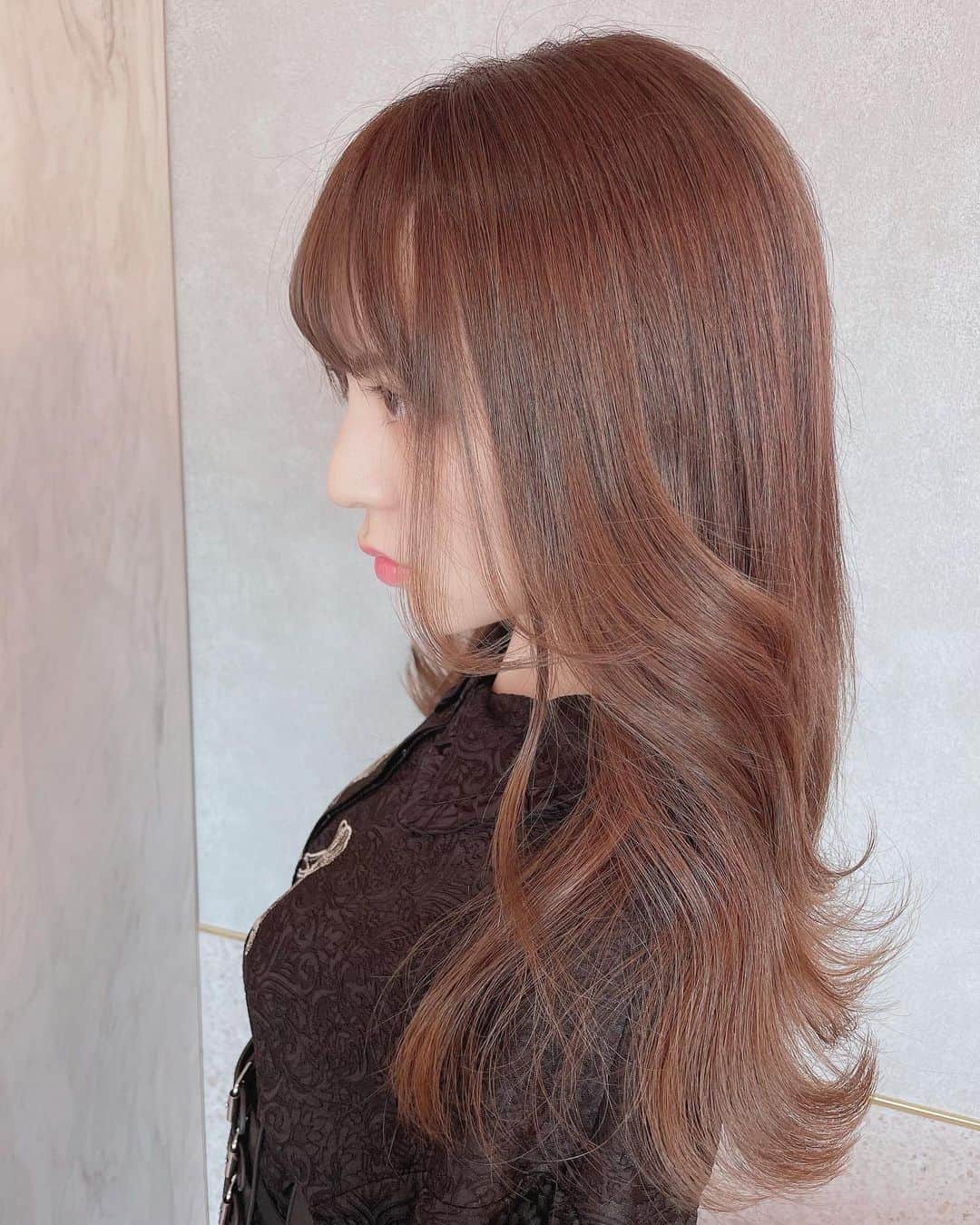 竹内星菜さんのインスタグラム写真 - (竹内星菜Instagram)「髪ちゅるちゅると、カラーしてきた！！ . . ありがとございました！！ (@ryo.kimura.0613 ) .」1月25日 16時32分 - seina0227