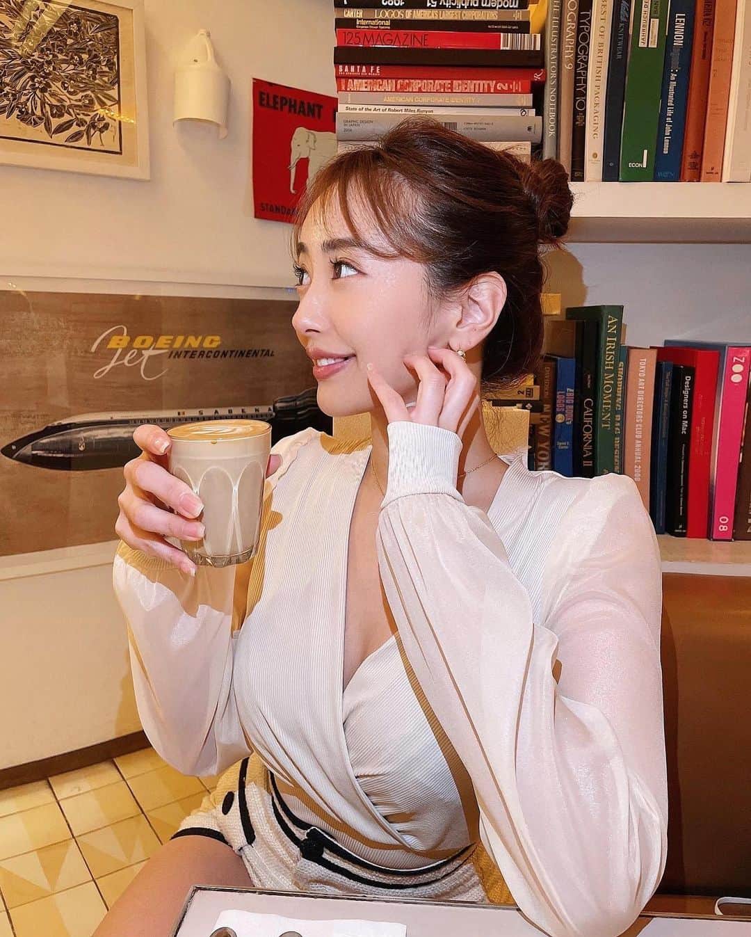 佐野友妃子さんのインスタグラム写真 - (佐野友妃子Instagram)「ラテアートできるようになりたい☕️🧸」1月25日 19時21分 - yukikosano1111
