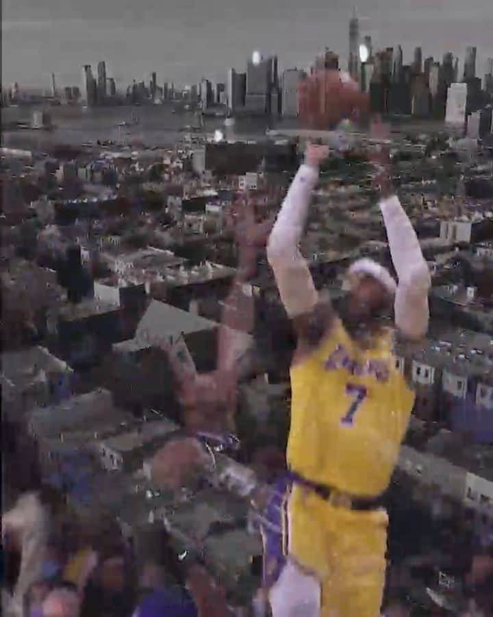 カーメロ・アンソニーのインスタグラム：「Back in BK | #STAYME7O @lakers」