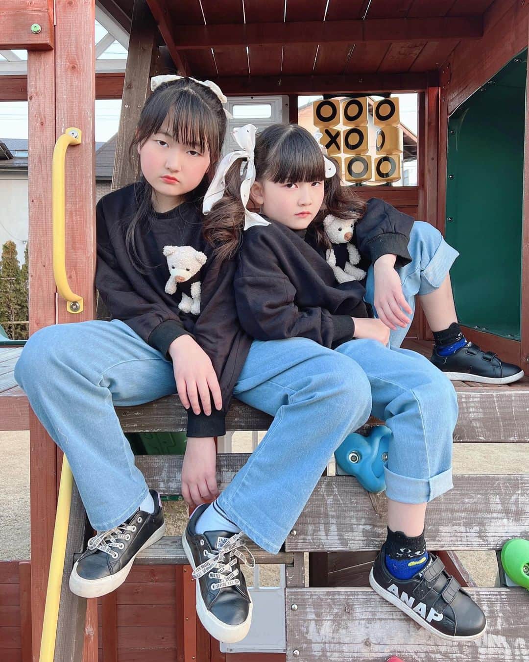 はねまりさんのインスタグラム写真 はねまりinstagram 日常 トレーナー Shantihearts ズボン Right On Kids 海外ファッション 海外子供服 はねまり ユーチューバー ファッション 子供服 小学生 冬コーデ Hanemari Youtuber Fashion Js Followｍe
