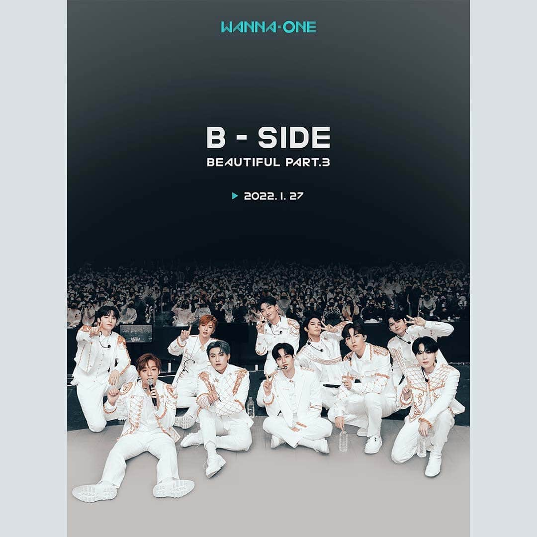 Wanna Oneのインスタグラム：「Wanna One l 워너원 Digital Single ‘B-Side' D-day 📼 ⠀ Beautiful Part.3 2022.01.27 6PM(KST) Release ⠀ #WannaOne #워너원 #B_Side #BeautifulPart_3 #워너원_워너블_스탠바이」