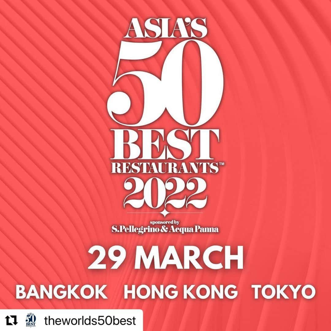 庄司夏子さんのインスタグラム写真 - (庄司夏子Instagram)「#Repost @theworlds50best  ・・・ #BREAKINGNEWS: Asia’s 50 Best Restaurants 2022, sponsored by S.Pellegrino & Acqua Panna, will be revealed on 29th March!  In 2020 and 2021, Asia’s 50 Best Restaurants was announced virtually, with video awards ceremonies streamed across the world. But in 2022, the brand is planning its return to live events, albeit with a slightly different format than pre-pandemic. On 29th March, simultaneous local celebrations will be held in Bangkok, Thailand; Hong Kong, China; and Tokyo, Japan; with potential additional locations to be confirmed in the coming weeks.  Follow the link in our bio to read more or visit: https://bit.ly/A50BR22Announcement   #Asias50Best #Worlds50Best #JustIn #2022 #Foodie #FoodNews #Foodstagram #FindDining #Restaurants #Chefs #RestaurantsNews #TodaysNews #ComingSoon #Gastronomy #Awards #AwardsCeremony #AsiaFoodies #DiscoverAsia @sanpellegrino_official @acquapanna」1月28日 12時03分 - natsuko.ete