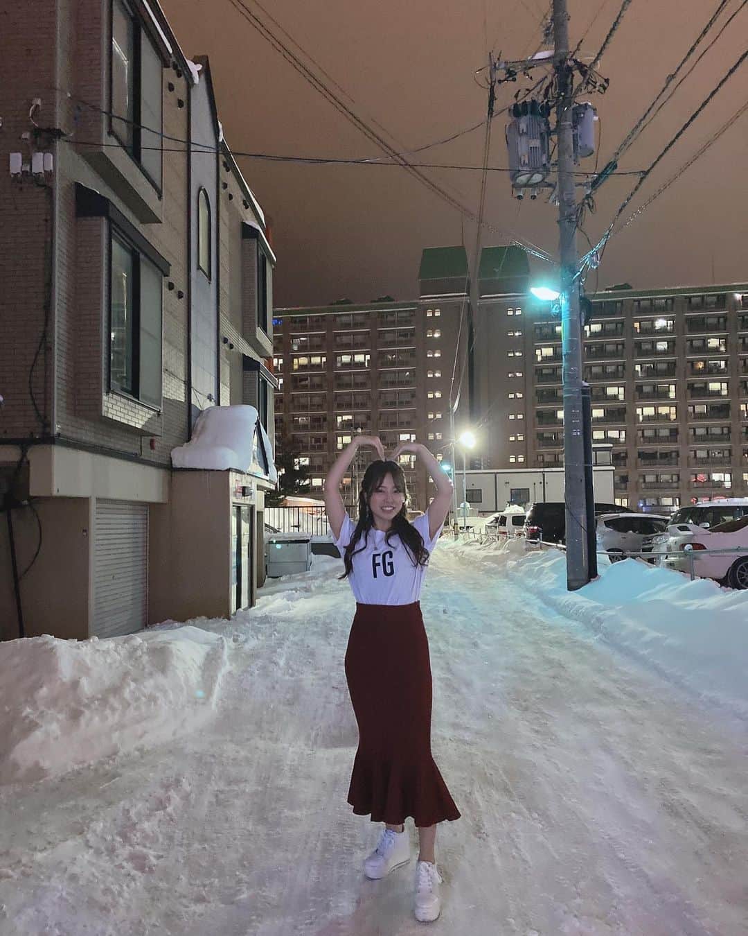 福井柑奈さんのインスタグラム写真 - (福井柑奈Instagram)「雪と私。  寒いの苦手だけど、マイナス10℃ってぎゃくにいけるかも☃️❄️  #クリスマス北海道 #北海道 #札幌 #寒い  #12月はまだ元気だった #もう寒さに負けた #北海道旅行 #クリスマス #クリスマス旅行 #女子旅 #雪 #snow #christmas #japan #hokkaido #trip #travelphotography #travel #travelgram #girls #girlstrip #fg #travelblogger #sapporo #love #☃️」1月28日 13時42分 - kanna_fukui