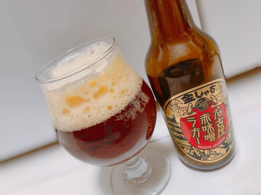 七海さんのインスタグラム写真 - (七海Instagram)「赤味噌ラガーの文字にちょっと構えてしまったけど飲んでみたらかなりスッキリ飲みやすい☺️ ・ するする入っていく感じで良きだった💓 ・ #クラフトビール #ビール #beer #craftbeer #盛田金しゃちビール #ビール女子」1月28日 21時30分 - nanami_bwmg