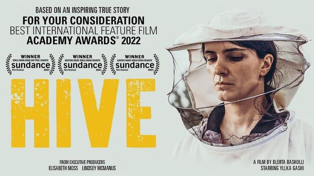 エリザ・ドゥシュクのインスタグラム：「Repost from @hive.film • Kosova’s Official Entry for Oscars!  Based on an inspiring true story, Hive tells the story of empowerment, resilience and triumph of Fahrije Hoti and the women of Krusha in a situation when giving up is knocking on your door.   #SupportHiveFilm #Hive2Oscars #AcademyAwards #TogetherWeCan #hivefilm @hive.film #KOSOVA」