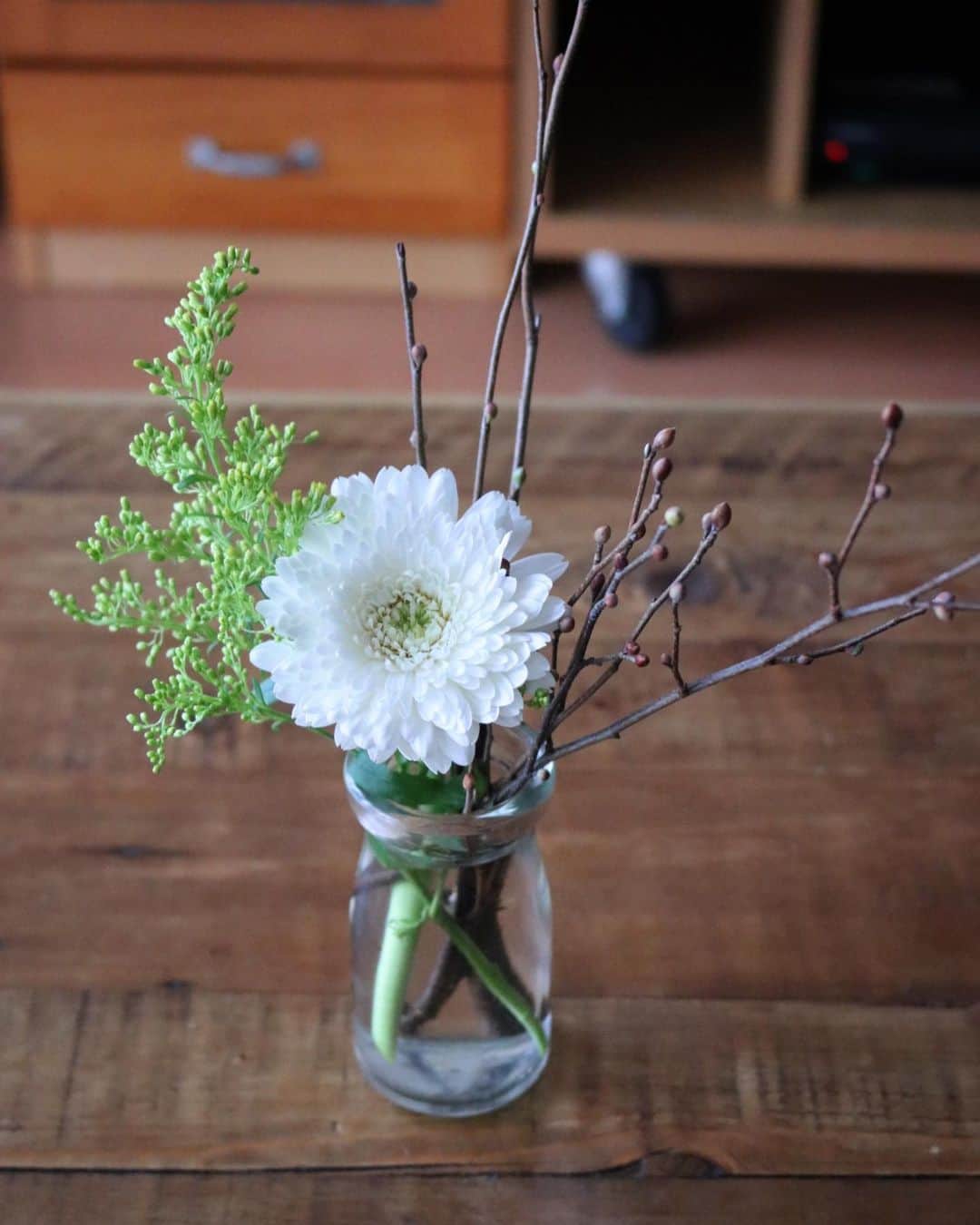 まいちくさんのインスタグラム写真 - (まいちくInstagram)「2022.1.30🥖 ． ． 今日の朝ごパンプレート ． ベーコンチーズサンド グリーンサラダ🥗 フルーツ🍓🥝 コーヒー☕️ ． ． ゆっくり起きて ゆっくりごはんの支度して 時間に追われない朝って幸せ♡ ． ． テーブルのお花は @bloomee さんから届いた今週のブーケ ． ガーベラ ソリダコ 日向水木 ． ． プチサイズのブーケはテーブルの上で楽しめて嬉しい✨ ． ． 昨日、地場野菜を買いに行ったらミモザがもう売ってて早速お迎えしました♡ 外はまだ極寒だけどおうちの中は小さな春♪ 早く暖かくならないかな。 ． ． 今日もおうち時間、楽しんでいこー！ ٩(ˊᗜˋ*)و ． ．  #foodstagram #instafood #delistagrammer  #おうちごはん#フーディテーブル #igersjp#ellegourmet #おうちごはんLover #マカロニメイト#ご飯でエールを #homecooking #foodlovers#foodie #ブルーミー#bloomee#花の定期便 #花のサブスク#PR」1月30日 10時54分 - maichiku3