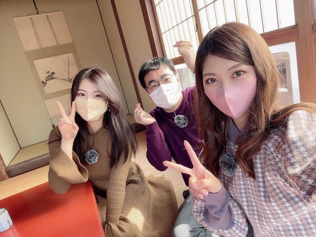 橘ゆりかのインスタグラム：「「いい福みつけ旅」収録にいってきました🍀 ⁡ 美味しいものいただいたりたくさんの体験をしたり発見があったりいつも楽しすぎるロケ😊❣️ ⁡ また放送が近くなったらお知らせするねっ🌈 ⁡ ⁡ ⁡ #いい福みつけ旅 #奈良テレビ #倉田瑠夏 #福盛訓之 さん #橘ゆりか #旅番組」