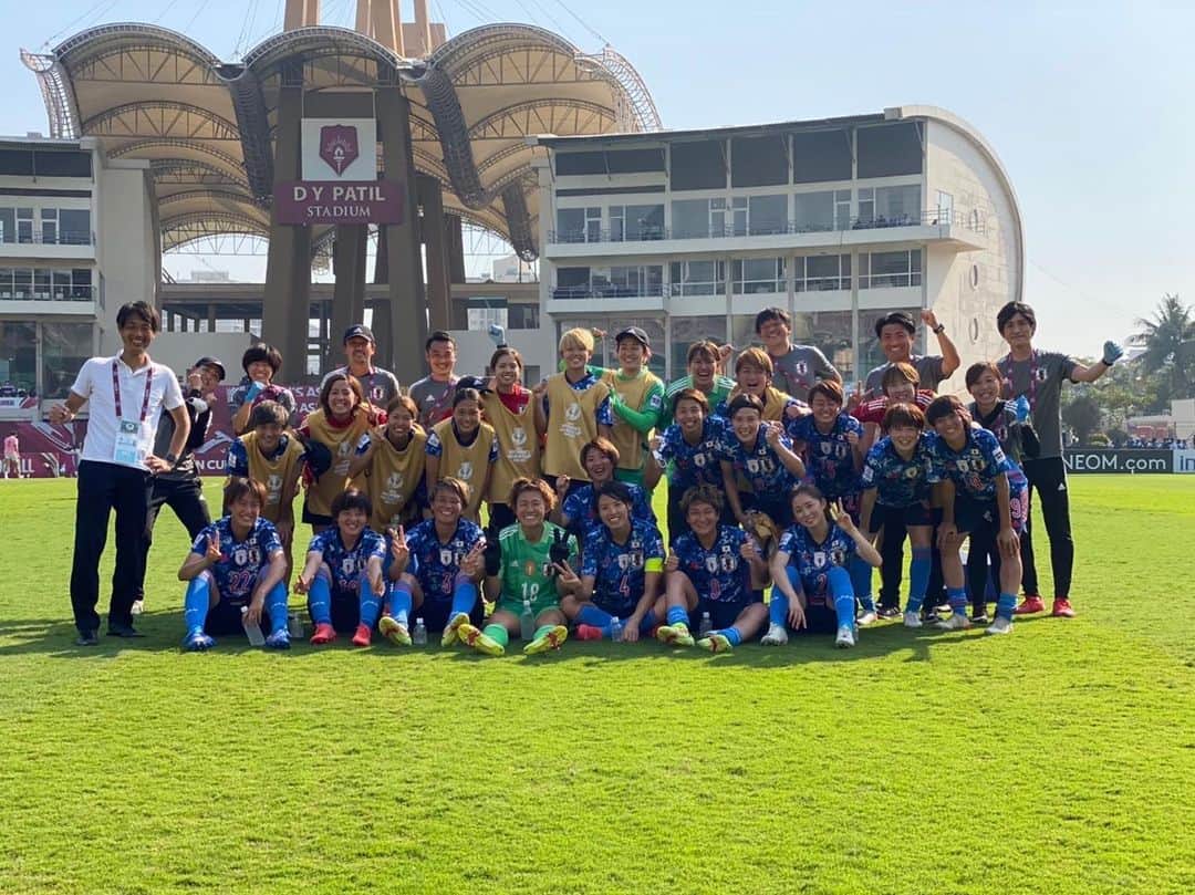 のインスタグラム：「. W杯出場権獲得🎫  #wac2022  #nadeshiko  #なでしこジャパン」