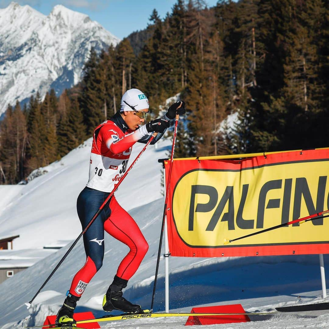 渡部暁斗のインスタグラム：「It’s been hard season so far. Today as well. But It might be my turn at the next venue. Make a good preparation and just do my best I can. Asia is calling!🇨🇳🎯 #fisnoco #livetoski #BeWhoYouAre #fischerski #swix #oakley #goldwin #poc #kinetixx #アミノバイタル #バスクリン 📸 @nordicfocus」