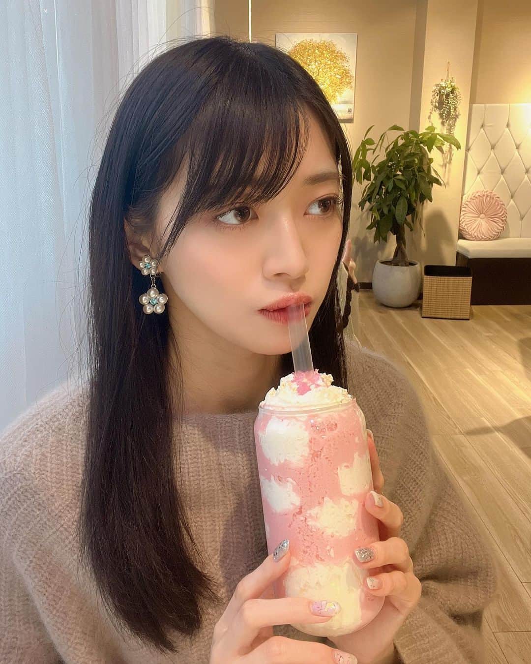 藤田いろはのインスタグラム：「かわいくて美味しかった☁️最強」